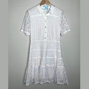 Draper James White Meadow Lace Dress